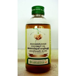 Vaidyaratnam Ayurvedic, Asanavilwadi Kera Thailam, 200 ml